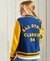 COLLEGIATE SCRIPTED BASEBALL BOMBER JACKET