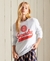 SCRIPT STYLE COLLEGE CREW SWEATSHIRT