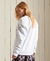 SCRIPT STYLE COLLEGE CREW SWEATSHIRT