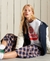 SCRIPT STYLE COLLEGE CREW SWEATSHIRT