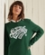 SCRIPT STYLE COLLEGE CREW SWEATSHIRT
