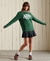 SCRIPT STYLE COLLEGE CREW SWEATSHIRT