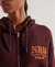 COLLEGE GRAPHIC ZIP HOODIE