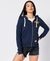 VINTAGE SCRIPT STYLE COLLEGE ZIP HOODIE
