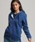 ORGANIC COTTON VINTAGE LOGO ZIP HOODIE