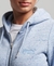 ORGANIC COTTON VINTAGE LOGO ZIP HOODIE