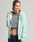 ORGANIC COTTON VINTAGE LOGO ZIP HOODIE