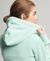 ORGANIC COTTON VINTAGE LOGO ZIP HOODIE