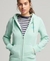 ORGANIC COTTON VINTAGE LOGO ZIP HOODIE
