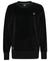 CODE S LOGO VELOUR OVERSIZED CREW