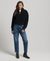 SOFT LINED HENLEY BORG SWEATSHIRT