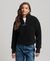 SOFT LINED HENLEY BORG SWEATSHIRT