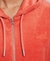 ORGANIC COTTON VINTAGE LOGO VELOUR ZIP HOODIE