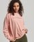 VELOUR GRAPHIC BOXY CREW SWEATSHIRT