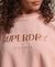 VELOUR GRAPHIC BOXY CREW SWEATSHIRT