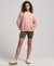 VELOUR GRAPHIC BOXY CREW SWEATSHIRT