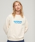 EMBROIDERED LOOSE CREW SWEATSHIRT