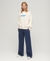 EMBROIDERED LOOSE CREW SWEATSHIRT