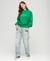EMBROIDERED LOOSE CREW SWEAT
