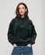 DROP NEEDLE VELOUR BOXY HOODIE