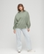 MICRO LOGO EMBROIDERED BOXY HOODIE