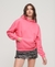 MICRO LOGO EMBROIDERED BOXY HOODIE
