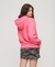 MICRO LOGO EMBROIDERED BOXY HOODIE