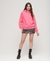 MICRO LOGO EMBROIDERED BOXY HOODIE