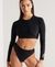 LONG SLEEVE CROP RASHIE TOP