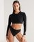 LONG SLEEVE CROP RASHIE TOP