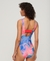 PRINT SCOOP BACK SWIMSUIT