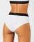 ORGANIC COTTON LARGE LOGO HIPSTER BRIEFS