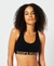 ORGANIC COTTON LARGE LOGO CROP BRALETTE