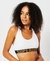 ORGANIC COTTON LARGE LOGO CROP BRALETTE