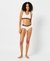 ORGANIC COTTON LARGE LOGO CROP BRALETTE