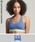 ORGANIC COTTON LARGE LOGO CROP BRALETTE