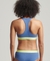 ORGANIC COTTON LARGE LOGO CROP BRALETTE