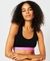 ORGANIC COTTON OFFSET LOGO CROP BRALETTE