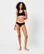 ORGANIC COTTON OFFSET LOGO CROP BRALETTE