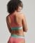 ORGANIC COTTON OFFSET LOGO CROP BRALETTE