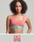 ORGANIC COTTON OFFSET LOGO CROP BRALETTE