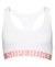 ORGANIC COTTON LARGE LOGO CROP BRALETTE