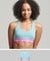 ORGANIC COTTON MULTI LOGO CROP BRALETTE