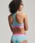 ORGANIC COTTON MULTI LOGO CROP BRALETTE