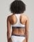 ORGANIC COTTON MULTI LOGO CROP BRALETTE