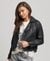 VINTAGE COATED BIKER JACKET