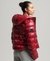 HOODED SHINE SPORTS PUFFER JACKET