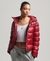 HOODED SHINE SPORTS PUFFER JACKET