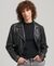 LEATHER BIKER JACKET