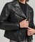 LEATHER BIKER JACKET